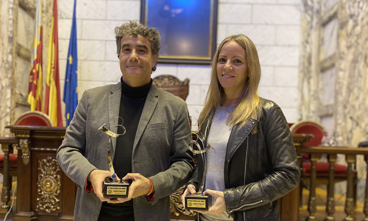 Isabel Moreno i José Manuel Vigara reben els 7ens Premis Periodístics de Policia i Bombers de València