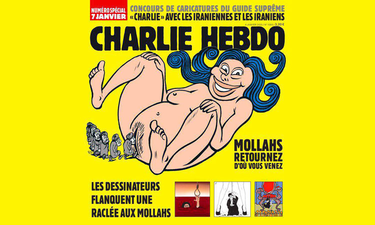 L’Iran reprova França per unes caricatures del seu líder suprem a Charlie Hebdo