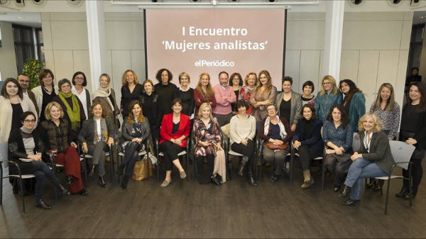 Primera trobada de la xarxa d'expertes d'El Periódico (foto: Josep Garcia / El Periódico). 