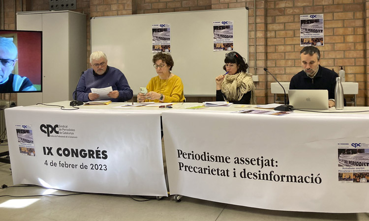 Francesc Ràfols és reelegit president del Sindicat de Periodistes