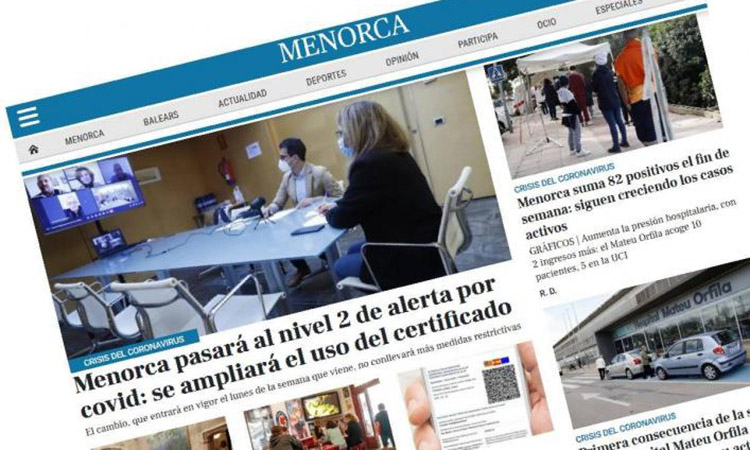 Menorca Es Diari renova l’edició digital