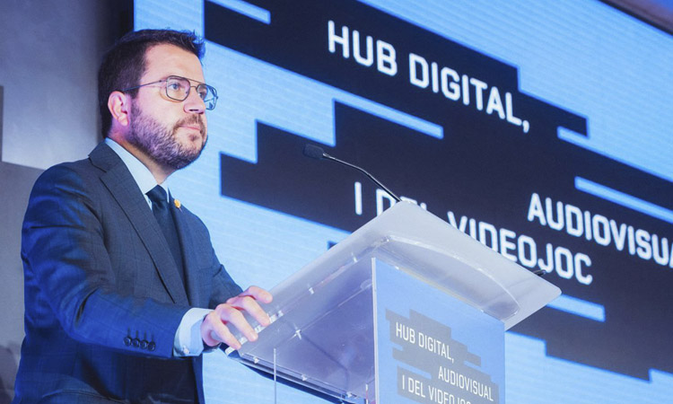 Pere Aragonès: “El Hub Digital, Audiovisual i del Videojoc és un projecte clau”