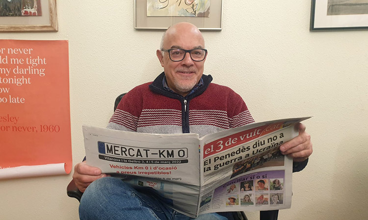 Ricard Vinyals: “Les capçaleres de premsa comarcal sumen més lectors que qualsevol mitjà d’àmbit nacional”